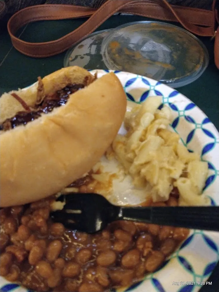 Smoked Brisket Mac and Cheese and Beans